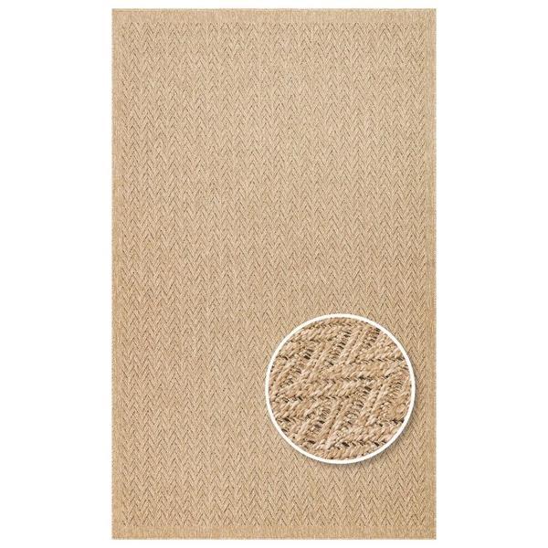 Hoom Rugs Naturel 05 Jüt Görünümlü Suya Dayanıklı Sisal Halı - Image 1