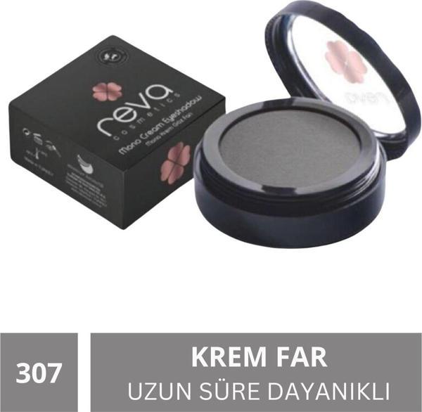 Reva Vegan Krem Göz Farı - No. 307 | Temiz Içerik, Uzun Süre Kalıcı & Mono Cream Eyeshadow Duman Grisi - Image 1