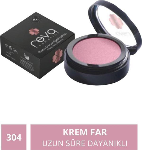 Reva Vegan Krem Göz Farı - No. 304 | Temiz Içerik, Uzun Süre Kalıcı & Mono Cream Eyeshadow Soluk Pembe - Image 1