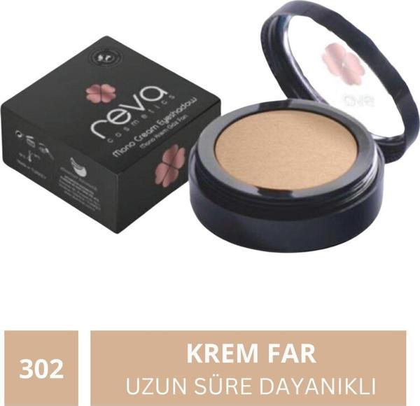 Reva Vegan Krem Göz Farı - No. 302 | Temiz Içerik, Uzun Süre Kalıcı & Mono Cream Eyeshadow Yumuşak Şeftali - Image 1