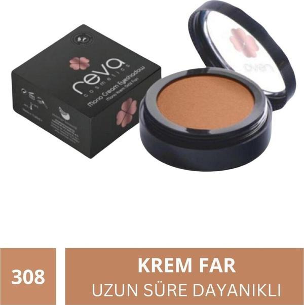 Reva Vegan Krem Göz Farı - No. 308 | Temiz Içerik, Uzun Süre Kalıcı & Mono Cream Eyeshadow Kum Taşı - Image 1