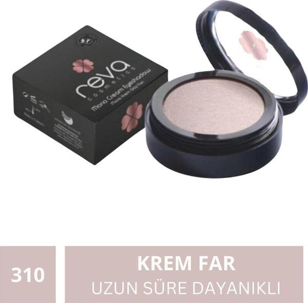 Reva Vegan Krem Göz Farı - No. 310 | Temiz Içerik, Uzun Süre Kalıcı & Mono Cream Eyeshadow Yaprak Pembe - Image 1