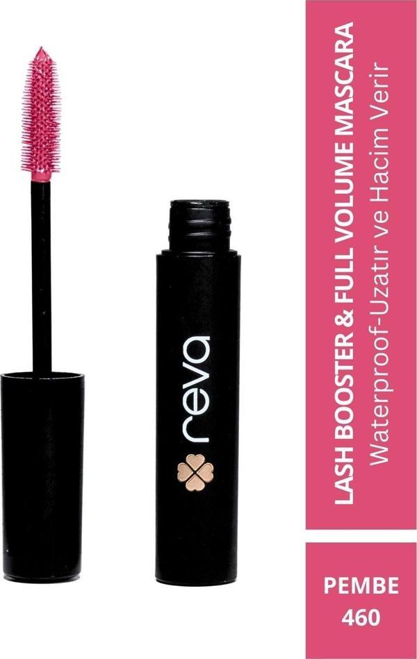 Reva Lash Booster & Full Volume Color Maskara Pink-Tam Hacim & Uzatan Renkli Maskara Pembe 460  - Image 1