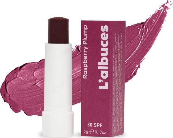 L'Albuces Raspberry 30 Spf Plump Lip Balm-Dolgunlaştırıcı Dudak Nemlendiricisi  - Image 1
