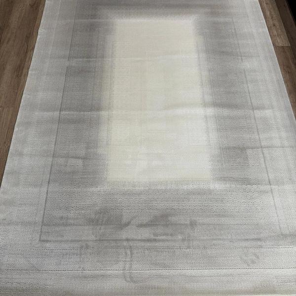 Hoom Rugs Momentus 9609 Gri Viskon Pamuk Modern Halı - Image 1