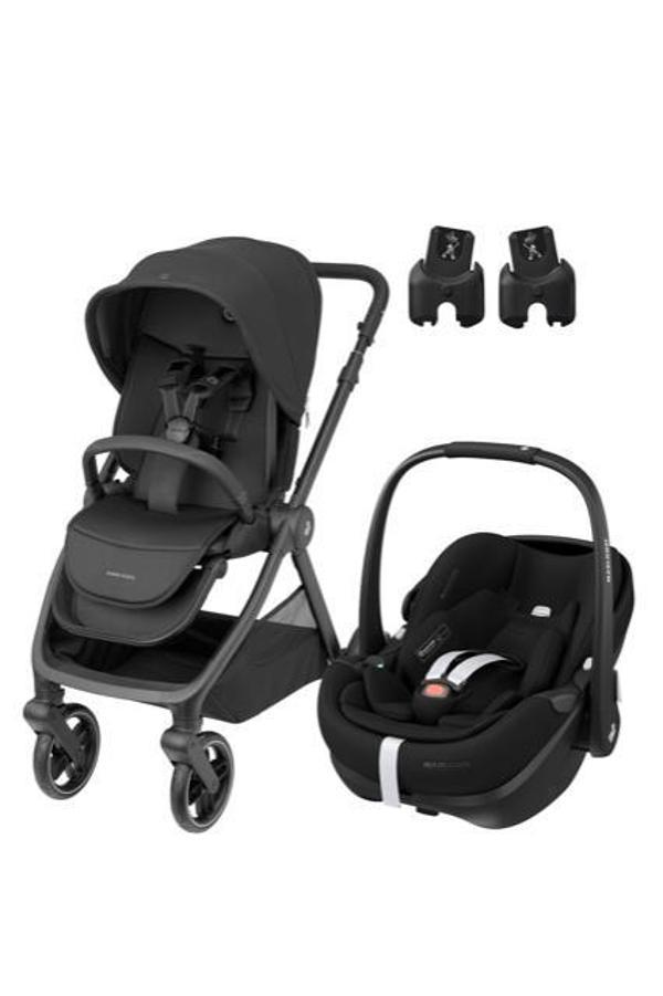 Maxi-Cosi Oxford-Pebble 360 Pro Çift Yönlü Seyahat Sistem Bebek Arabası Twillic Black - Image 1