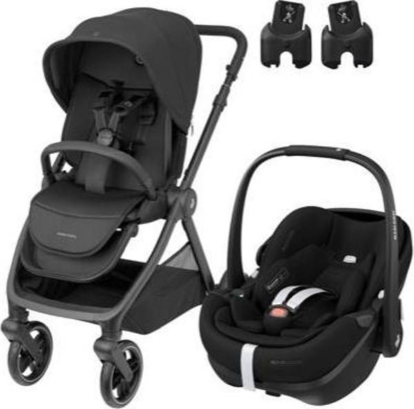 Maxi-Cosi Oxford-Pebble 360 Pro Çift Yönlü Seyahat Sistem Bebek Arabası Twillic Black - Image 1