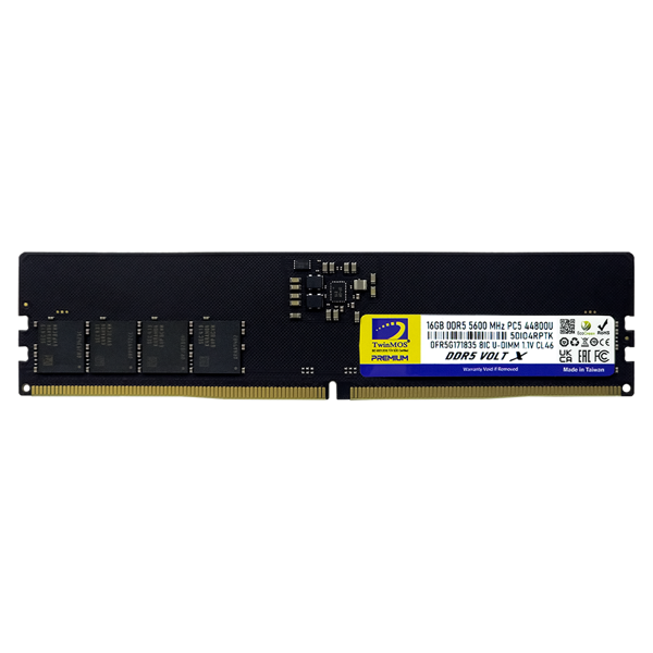 TwinMOS TMD516GB5600U46WO, VoltX, 16GB, DDR5,  5600MHz, CL46, 1.1V Desktop Ram - Image 1