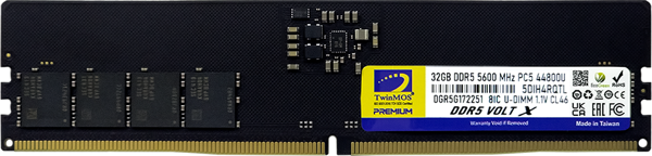 TwinMOS TMD532GB5600U46WO, VoltX, 32GB, DDR5,  5600MHz, CL46, 1.1V Desktop Ram - Image 1