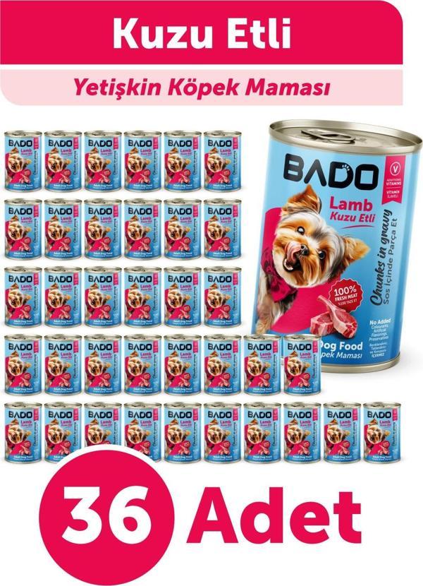 Bado Yetişkin Yaş Köpek Maması Kuzu Etli 400Gr 36'lı - Image 1