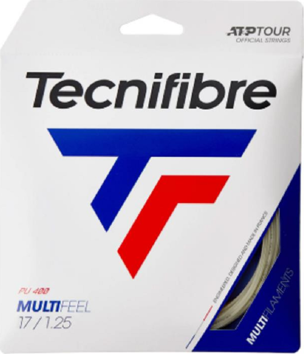 Tecnifibre Multifeel 17/1.25 Natural Tekli Kordaj 02GMU125XN - Image 1