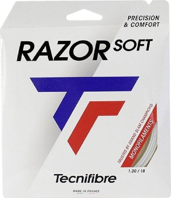Tecnifibre Razor Soft 18/1.20 Beyaz Tekli Kordaj 04GRAS120W - Image 1