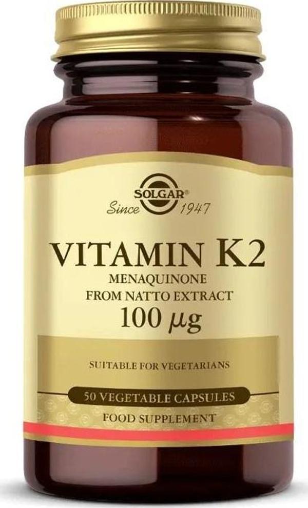 Solgar Vitamin K 100 mcg 50 Kapsül - Image 1
