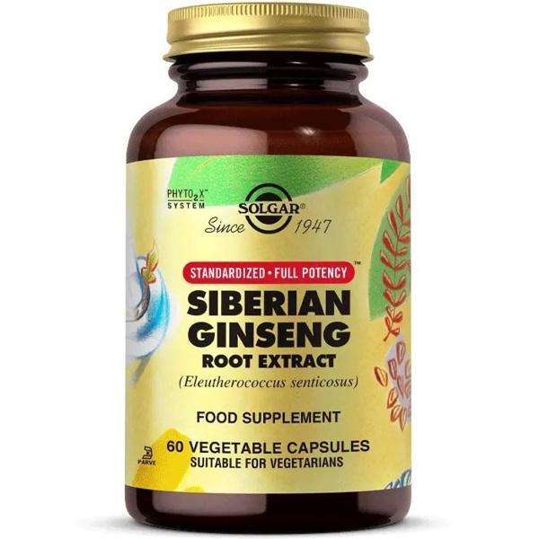 Solgar Siberian Ginseng Root Extract 60 Kapsül - Image 1