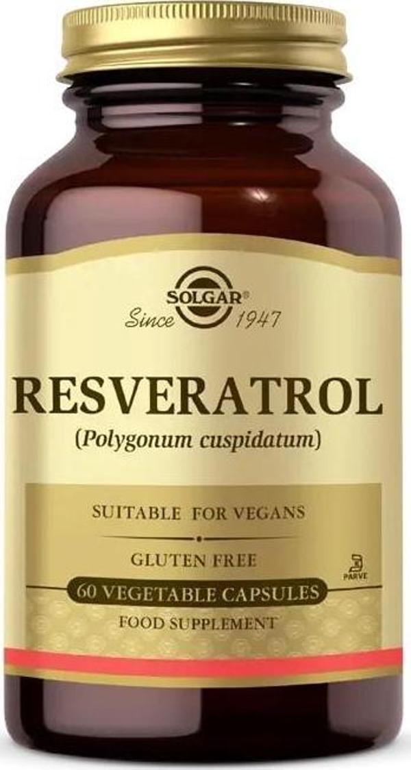 Solgar Resveratrol 60 Kapsül - Image 1