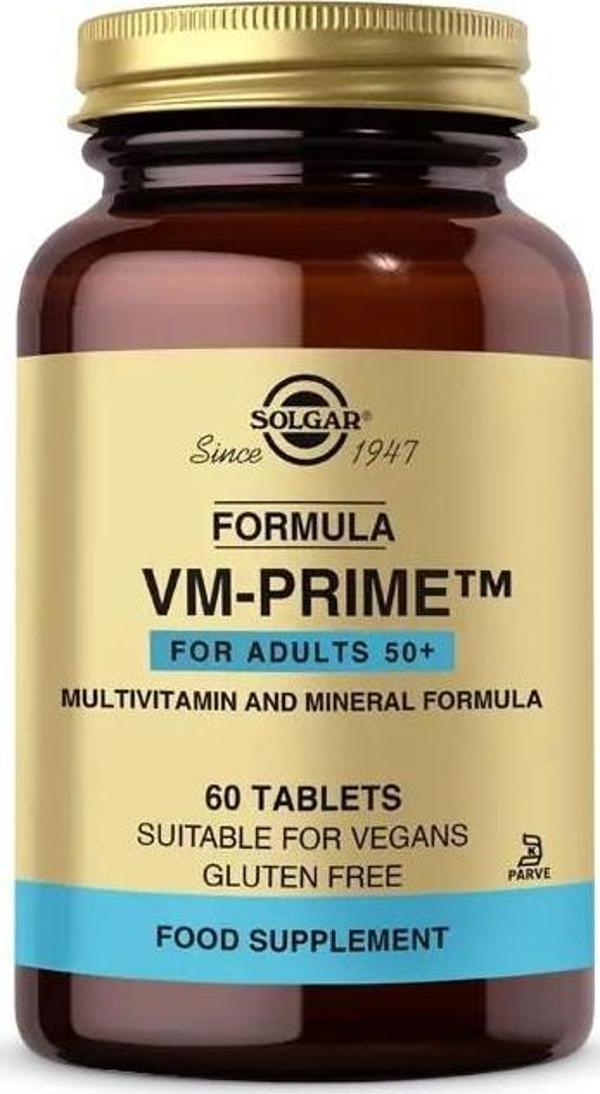 Solgar VM Prime 50+ 60 Tablet - Image 1