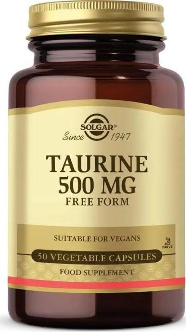 Solgar Taurin 500 mg 50 Kapsül - Image 1