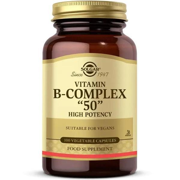 Solgar Vitamin B-Complex 50 100 Kapsül - Image 1