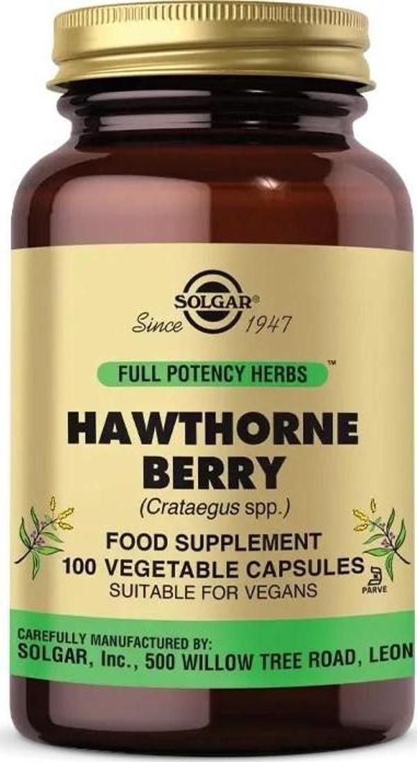 Solgar Hawthorne Berry 100 Kapsül - Image 1