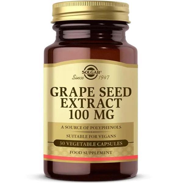 Solgar Grape Seed Extract 100 Mg 30 Kapsül - Image 1