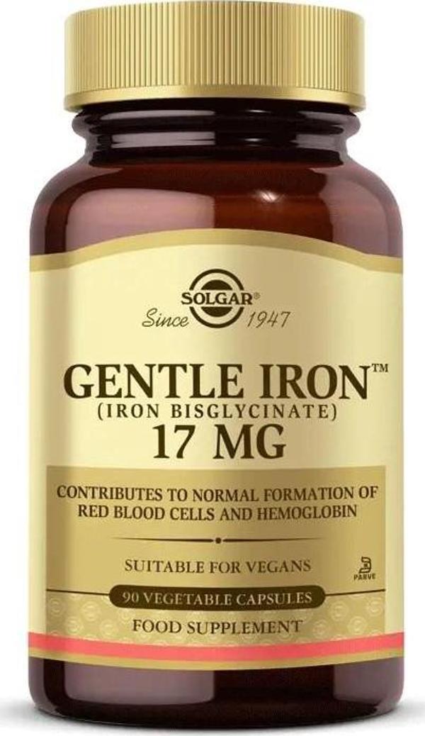 Solgar Gentle Iron 17 Mg 90 Kapsül - Image 1