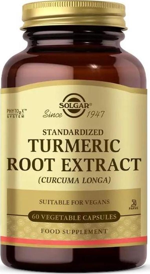 Solgar Turmeric Root Extract 60 Kapsül - Image 1