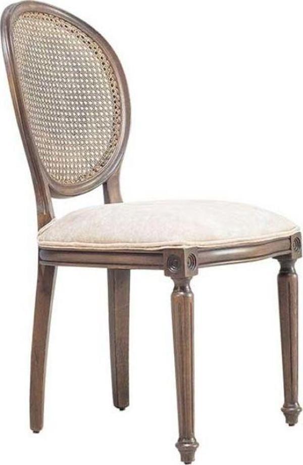 Madalyon Hazeranlı Ahşap Klasik Sandalye - Image 1