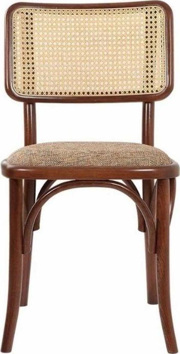 Sofa Hasırlı Ahşap İskandinav Sandalye - Image 1
