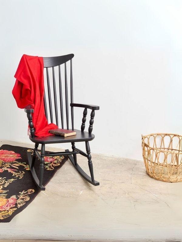 Willlow Rocker Ahşap Sallanır Sandalye - Image 1