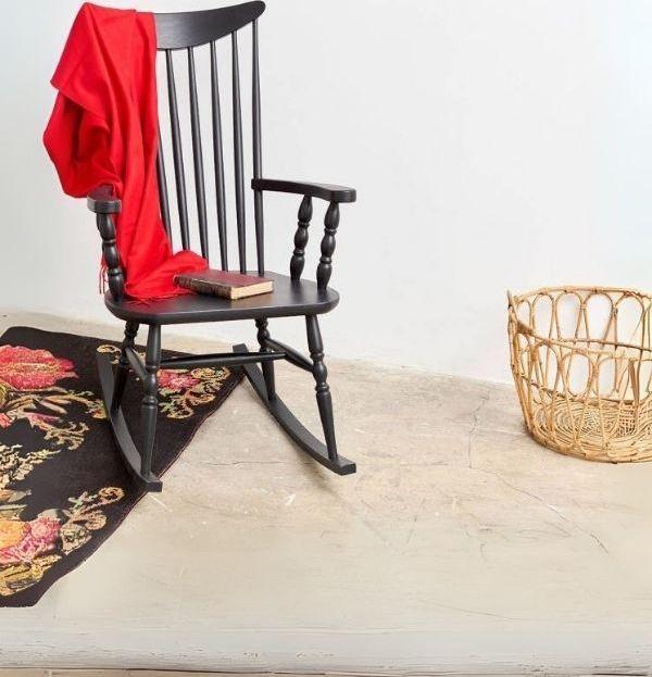Willlow Rocker Ahşap Sallanır Sandalye - Image 1