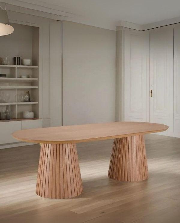 Bohenza Sabit Ahşap Yemek Masası 90x180 - Image 1