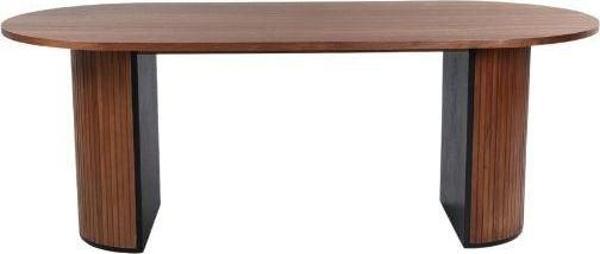Zeno Oval Ahşap Bohem Yemek Masası 90x180 - Image 1