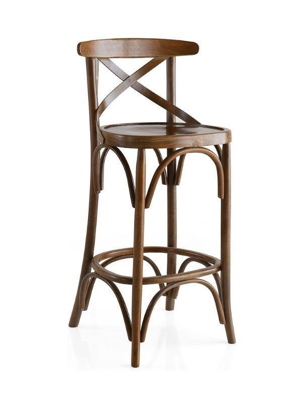 Thonet Ahşap Bar Sandalyesi - Image 1