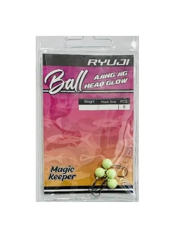 Ryuji Ball Ajing Glow JigHead İğne 0,8 Gr-NO:10 - Image 1