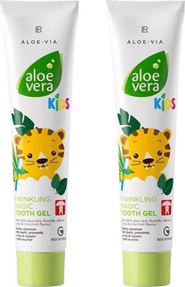 Aloe Vera Kids - Çocuklara Özel Twinkling Magic Diş Macunu - 2'li Set - Image 1