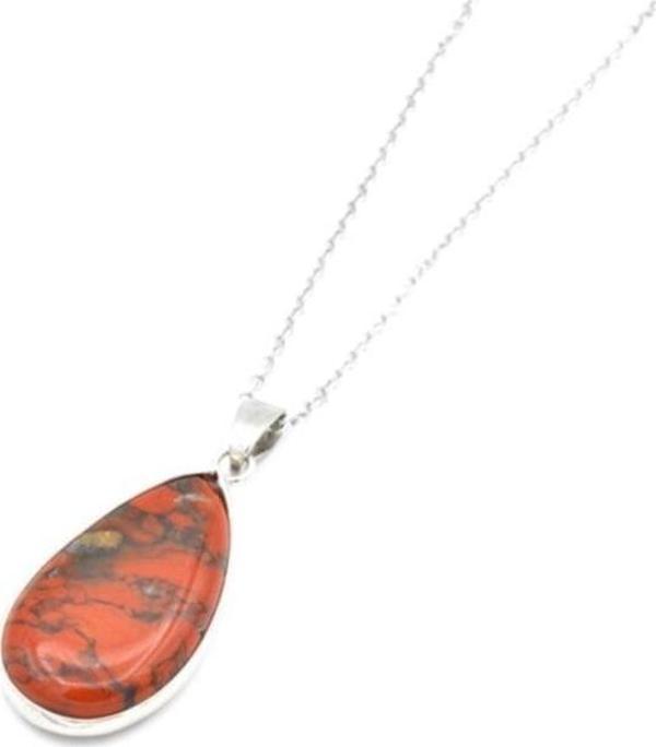 Doğal Jasper Kolye Ucu 1.kalite 017 - Image 1