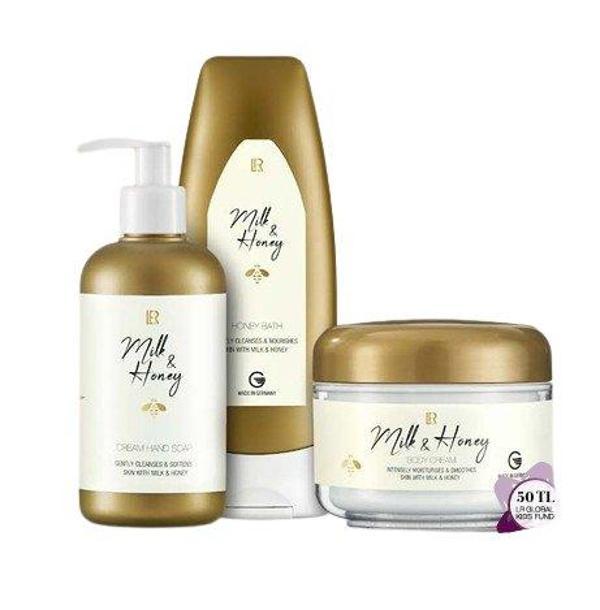 Süt & Bal Vücut Bakım Seti (Milk & Honey Body Lotion Set) - Image 1