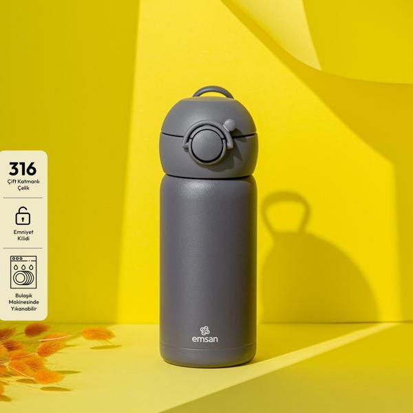 Emsan Terry Termos Gri 350 ml - Image 1
