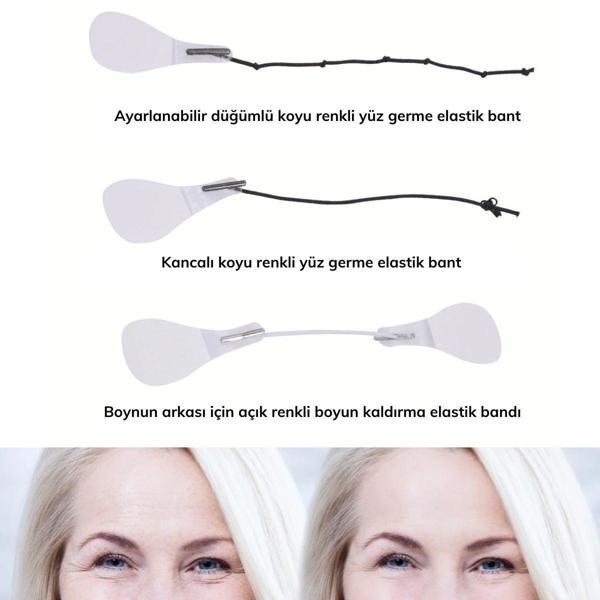 Yüz Kaş Ve Boyun Gerdirme Bant Seti (10 Adet) - Image 1