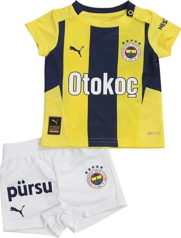 Fenerbahçe Orijinal Lisanslı 24/25 Çubuklu Baby Forma Set - Image 1