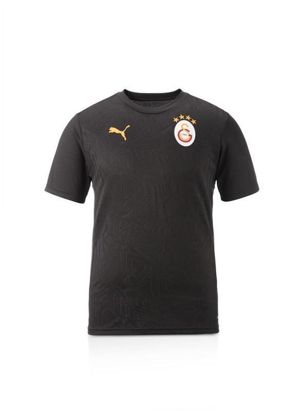 Galatasaray Orijinal Lisanslı Sıfır Yaka Siyah A Takım Antrenman T-Shirt  - Image 1