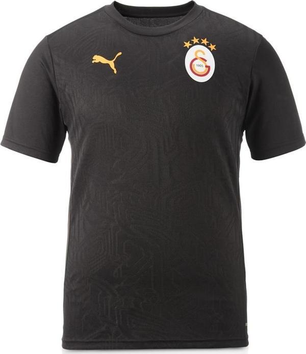 Galatasaray Orijinal Lisanslı Sıfır Yaka Siyah A Takım Antrenman T-Shirt  - Image 1