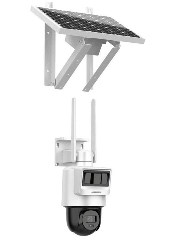 Hikvision DS-2DE2C400IWG-K/4G/C05S10 4mp Dahili Mikrofon Ve hoparlörlü Pro 4G Solar PT Kamera Sistemi - Image 1
