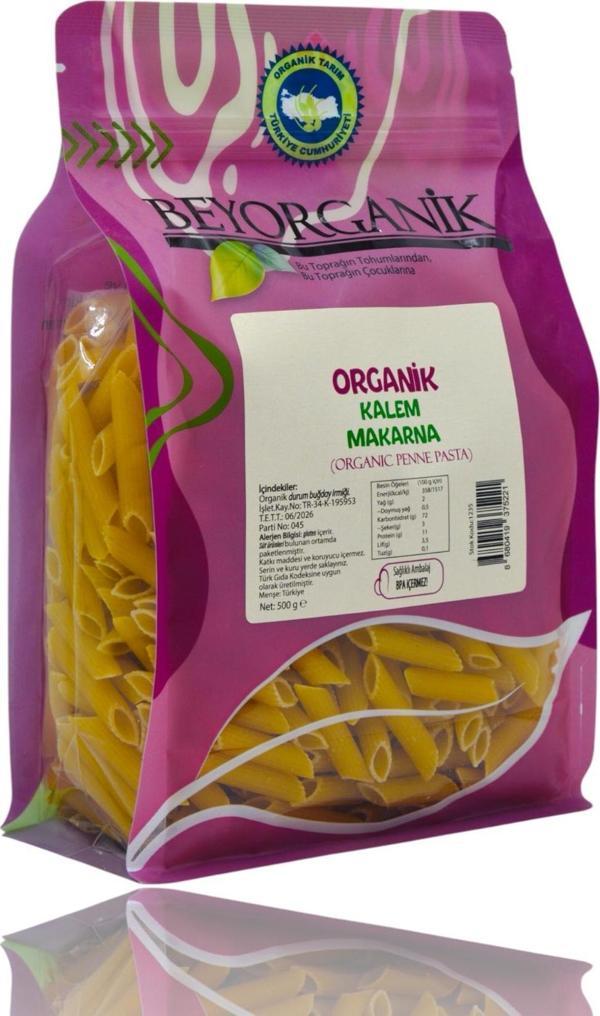 Organik Kalem Makarna  500gr  (AFLATOKSİN ve PESTİSİT ANALİZLİ) - Image 1