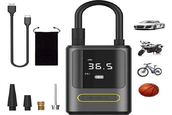 Çok İşlevli 150 PSI 7.4 V 8000 mAh Powerbank Özellikli Hava Kompresörü - Image 1