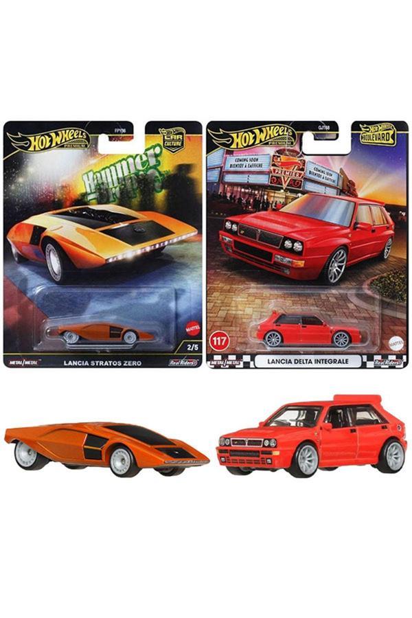 Hot Wheels Premium Lancia Set - Lancia Delta Integrale & Lancia Stratos Zero (1/64) - Image 1