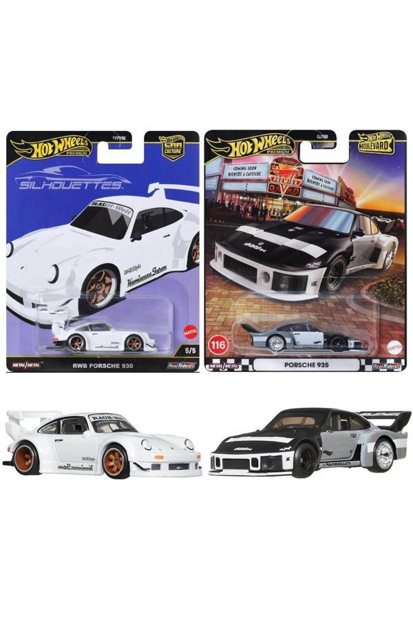 Hot Wheels Premium Porsche Set - RWB Porsche 930 & Porsche 935 (1/64) - Image 1