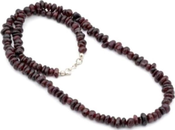 Doğal Kırık Taş Lal Granat Taşı Kolye 1.kalite Doğal Taş - Image 1