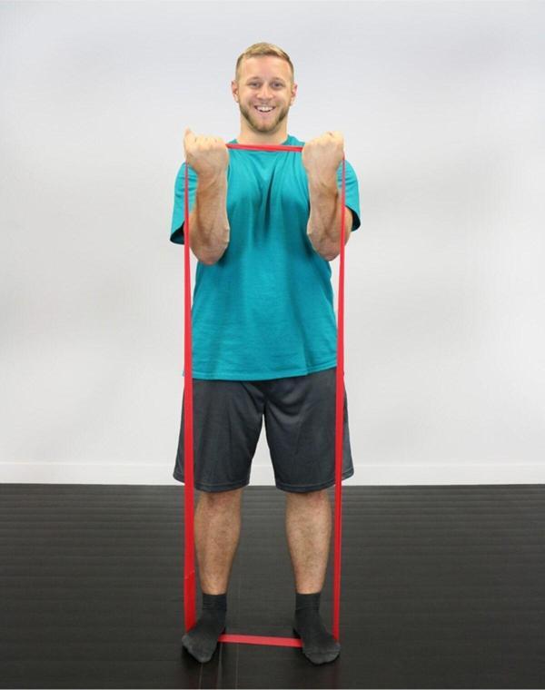 Cando Egzersiz Bandı Exercise Band Loop 76Cm Kırmızı Hafif - Image 1