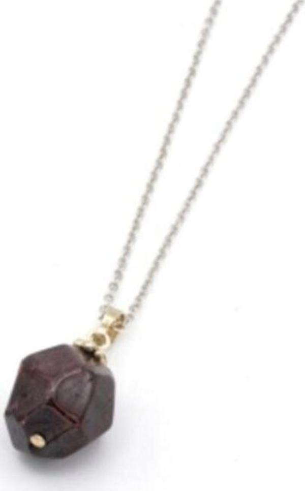 Doğal Lal (granat) Kolye Ucu 1.kalite 001 - Image 1